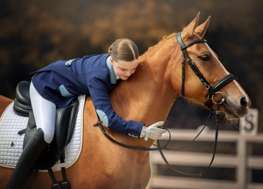 Выездка считается самым элегантным видом конного спорта. 